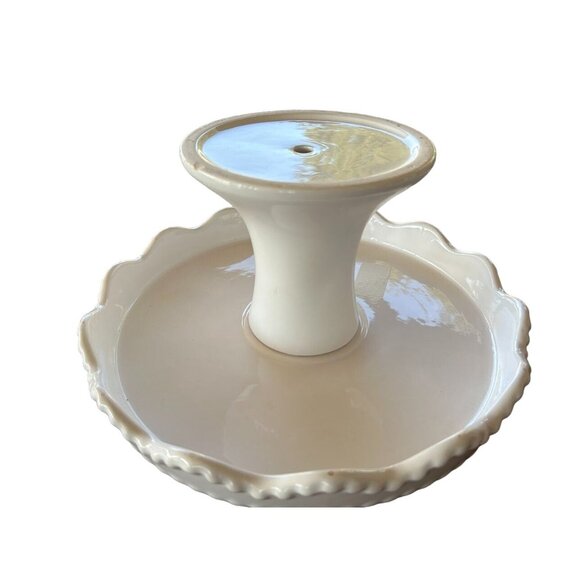 Vintage Ceramic Cake Stand With‎ Cherry Pie Design Kitchen Decor - Picture 4 of 6